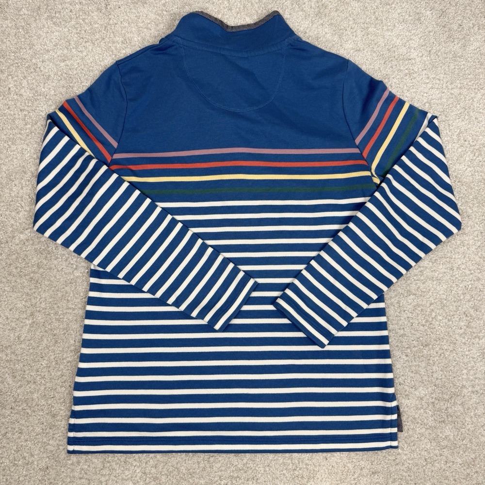 LL Bean NWT Womens Multicolor Stripe Long Sleeve Rugby Henley Shirt X-Small XS - Picture 11 of 12